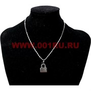 Подвеска из гематита "замок"