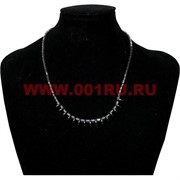 Подвеска из гематита "цилиндры+кружочки" большая