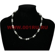 Бусы из гематита и майорки (2 через 2)