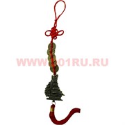 Подвеска Фэншуй "Корабль и 5 монет"
