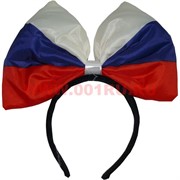 Ободок "Бантик-триколор" 12 шт/упаковка