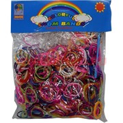 Набор разноцветных резиночек (12упХ600 шт) для браслетов Loom Bands, цена за 12 упаковок