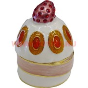 Шкатулка "Пироженое" со стразами