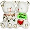 Мишки из фарфора (KL-1210) со стразами 96 шт/кор