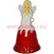 Колокольчик из фарфора 2 вида 12 см (KL-1102) 144 шт/кор - фото 103168