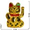 Кот манэки-нэко (KL-154) из пластика 14,5 см на 1 АА батарейку 120 шт/кор - фото 103305