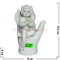 Ангелочек (KL-1401) фарфоровый 13,5 см с жемчужиной 60 шт/кор - фото 103345