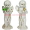 Ангелочки из фарфора (KL-1303) цена за пару 48 шт/кор - фото 103516