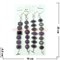 Браслет "Fashion Jewerly" под аметист 20-23 см в ассортименте - фото 105093