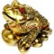 Жаба на монетах (KL-8) из полистоуна - фото 107597