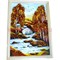 Картина из янтаря в простой светлой рамке 23х32 - фото 108509