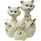 Семья котов из керамики (NS-900) 20,5 см