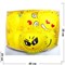 Игрушка ежик светящийся «смайлики» 20 см 6 шт/уп - фото 119301