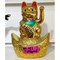 Кот Манеки-неко (KL-151) пластиковый 10 см 120 шт/кор