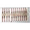 Браслет из красной нити (МУ-135) «Ракушки» 12 шт/уп - фото 135444