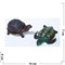 Игрушка пластик+резина «Черепаха морская и сухопутная» 12 шт/уп - фото 135874