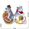 Фигурка из полистоуна (KR-05) «Крыса» с фруктами символ 2020 года 144 шт/кор - фото 140127