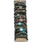 Браслет кожаный (M-182) с мандалами 12 шт/упаковка - фото 146763