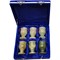 Набор из оникса 6 бокалов 6 см (SK) в бархатной упаковке