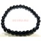 Браслет из черного агата 6 мм - фото 152253