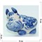 Бык (A17) Символ 2021 года гжель 9 см - фото 153020