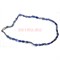Бусы 42 шт из лазурита 45 см