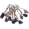 Брелок из аметиста 10 шт/уп - фото 159709