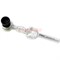 Трубка стеклянная D&amp;K glass pipe 8580 белая прозрачная