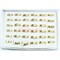 Кольца (S-89) металлические «узоры» 36 шт/уп - фото 162698