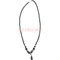 Подвеска из гематита "Капля" 60 см