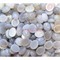 Кабошоны 10x12 овальные из серого агата