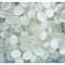 Кабошоны 10x12 овальные из белого кошачьего глаза