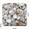 Кабошоны 12x16 овальные из голубой мозаики - фото 165495