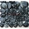 Кабошоны 13x18 овальные из снежного обсидиана