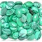 Кабошоны 13x18 овальные из малахита