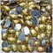 Кабошоны овальные 15x20 из гематита под золото