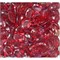 Кабошоны граненые 12x16 из красного стекла
