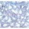 Кабошоны 10x20 граненые капли из белого стекла