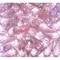 Кабошоны 10x20 граненые капли из розового стекла