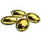Плоские овальные кабошоны 5,5 см из желтого гематита