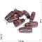 Подвеска «Трапеция» 3 см из бычьего глаза - фото 166986