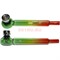 Трубка стеклянная цветная D&amp;K glass pipe 8328F