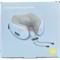 Массажная подушка для шеи U-shaped massage pillow голубая