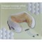 Массажная подушка для шеи U-shaped massage pillow зеленая