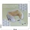 Массажная подушка для шеи U-shaped massage pillow зеленая - фото 171588
