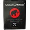 Кокосовый уголь для кальяна Coco Mammut 22 мм 24 кубика 250 гр - фото 173701