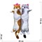 Мягкая игрушка подушка Кот длинный 110 см - фото 177296