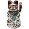 Кот Манэки-Неко серебряный 11,5 см