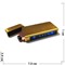 Зажигалка USB металл двойной разряд с подсветкой - фото 193100