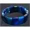 Браслет из агата 19x14 мм (синий)